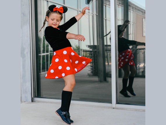 3T Minnie Mouse Costume Dress in Red or 