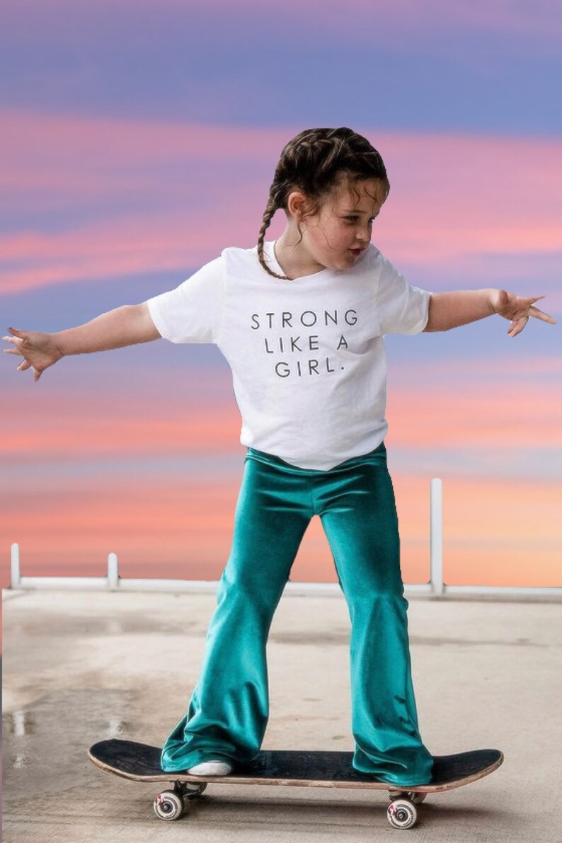 Bright Color Velvet Bell Bottoms for Babies Toddlers and Etsy