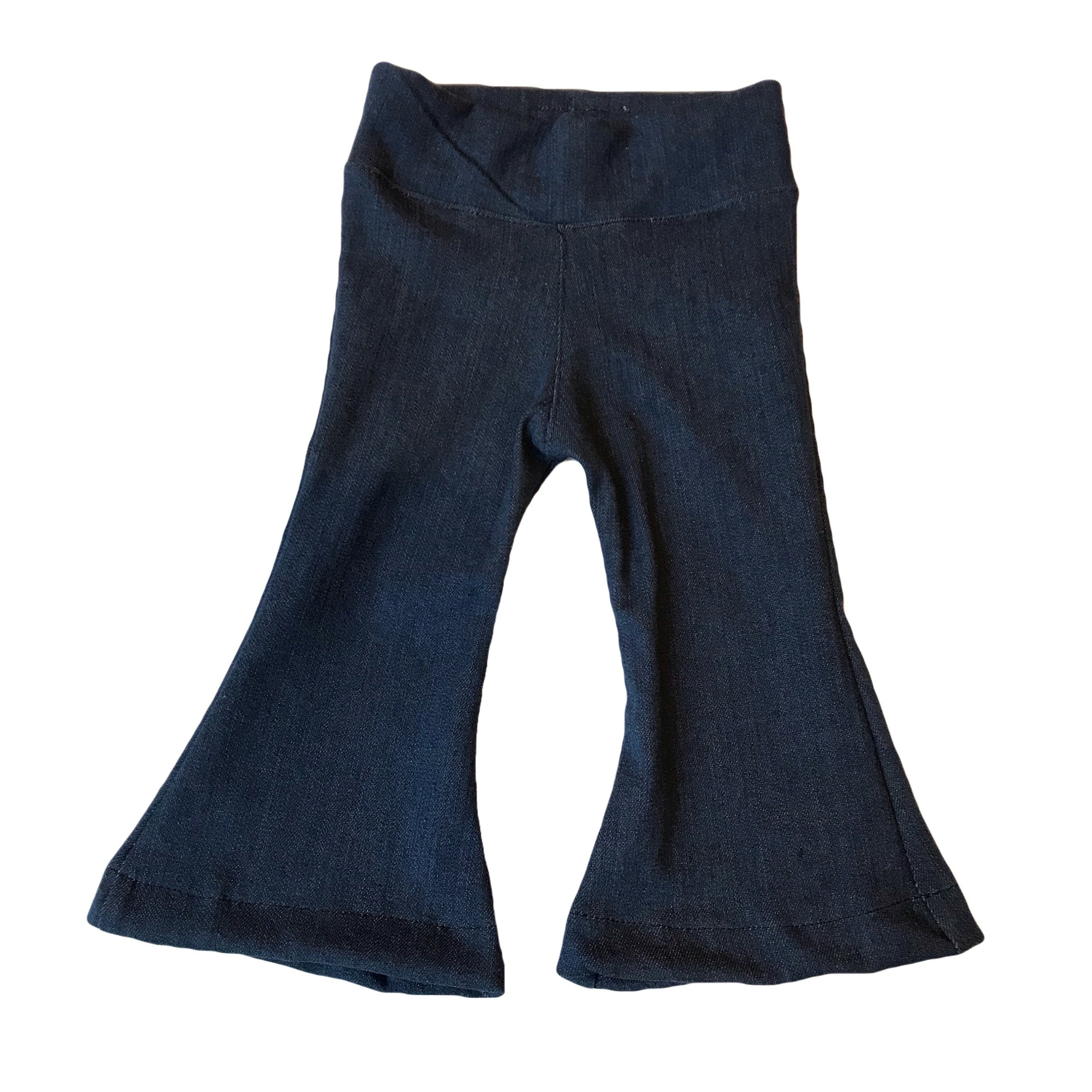 Baby and Toddler Denim bell bottoms dark wash denim bell Etsy