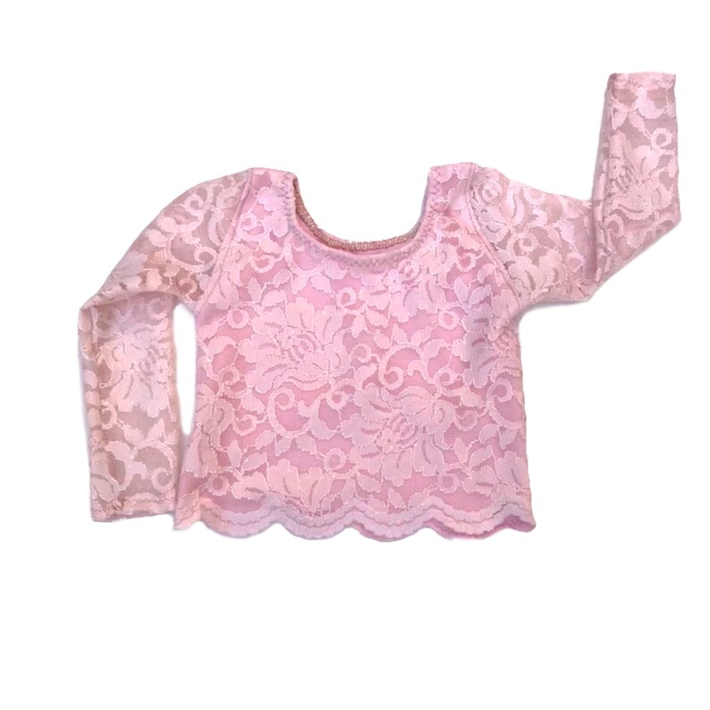 and kids Full length available toddlers Pink lace crop top for babies