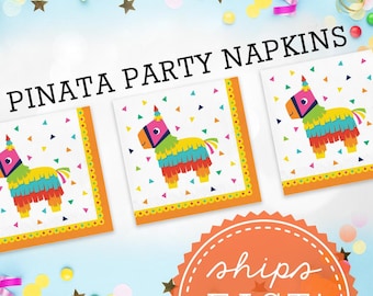 Fiesta Party Paper Napkin Cinco de Mayo Party Decor Taco Birthday Fiesta Baby Shower Coco Birthday Party Decoration Taco Bout Two Birthday