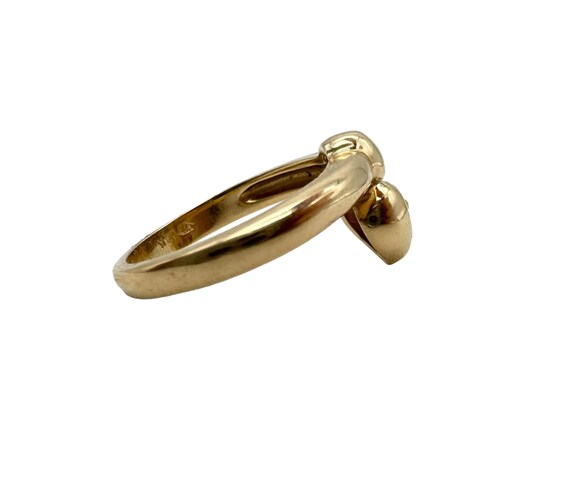 Gorgeous Vintage Solid 14k Yellow Gold and Sapphi… - image 3