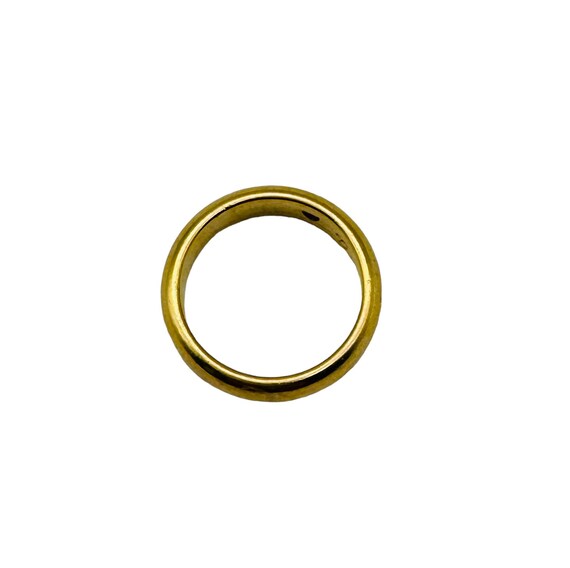 Gorgeous Antique Solid 18k Yellow Gold Donut Band… - image 4