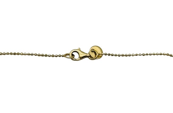 Awesome 14k Yellow and White Gold Ball Link Chain… - image 4