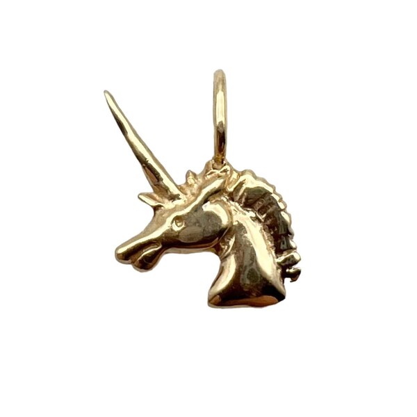 Gold Glying Unicorn Charm main image 0