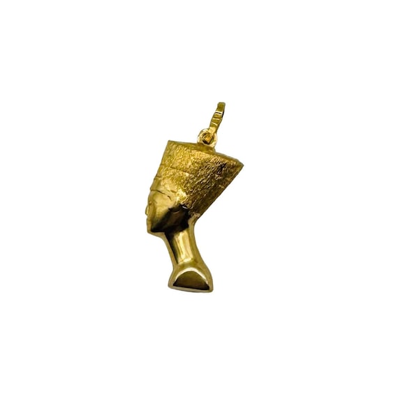 Beautiful 18k Yellow Gold Queen Nefertiti Egyptian