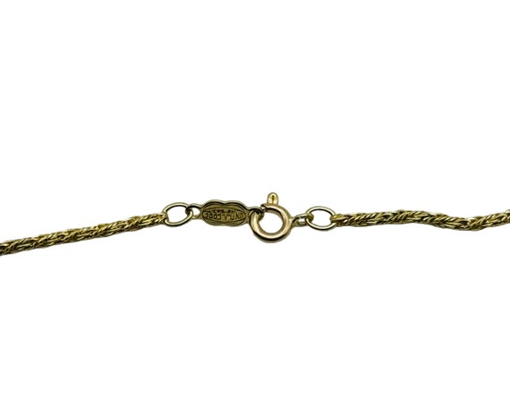 Beautiful Solid 14k Yellow Gold Twisted Rope Chai… - image 5
