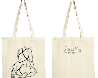 Kaethe Butcher illustrated tote bag