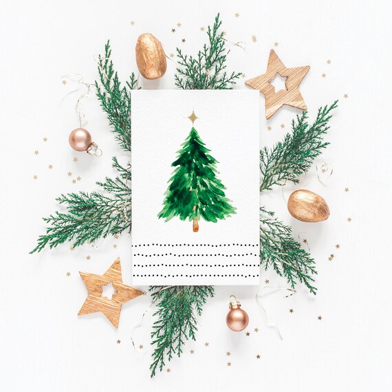 oh christmas tree card christmas cards christmas card pack blank christmas cards 4x6 card 4x6 christmas card blank christmas