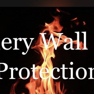 Fiery Wall of Protection Spell Casting