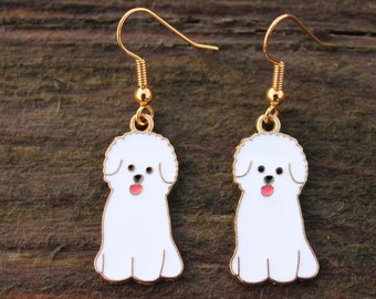 labradoodle earrings