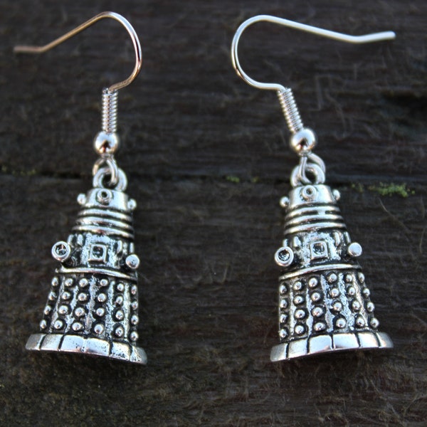 Geeky Robot Earrings, Sci-Fi Earrings, Robot Earrings