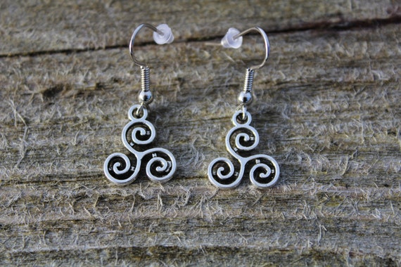 Triskelion earrings shop