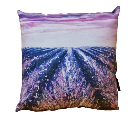 Artist Designed Vegan Suede Ostrich Cushion