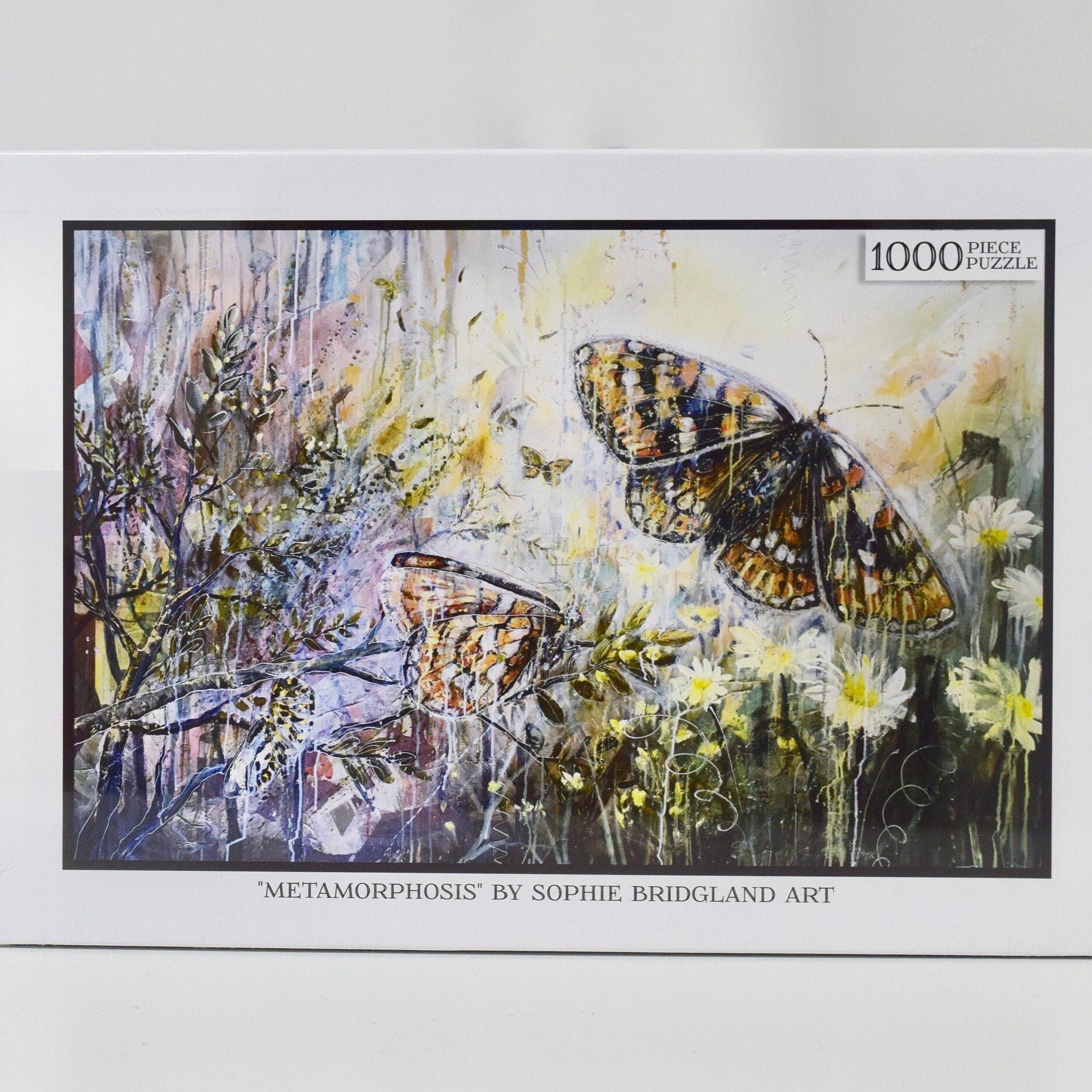 1000 Piece Jigsaw Puzzle, Butterfly Garden Design, Challenging & Fun ...