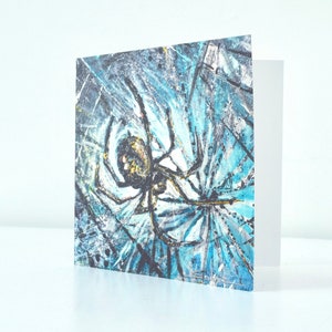 Spinnenwenskaarten, Spinnenwebcadeaukaarten, enkel of verpakt, Verjaardagskaart, Spookachtige kaarten