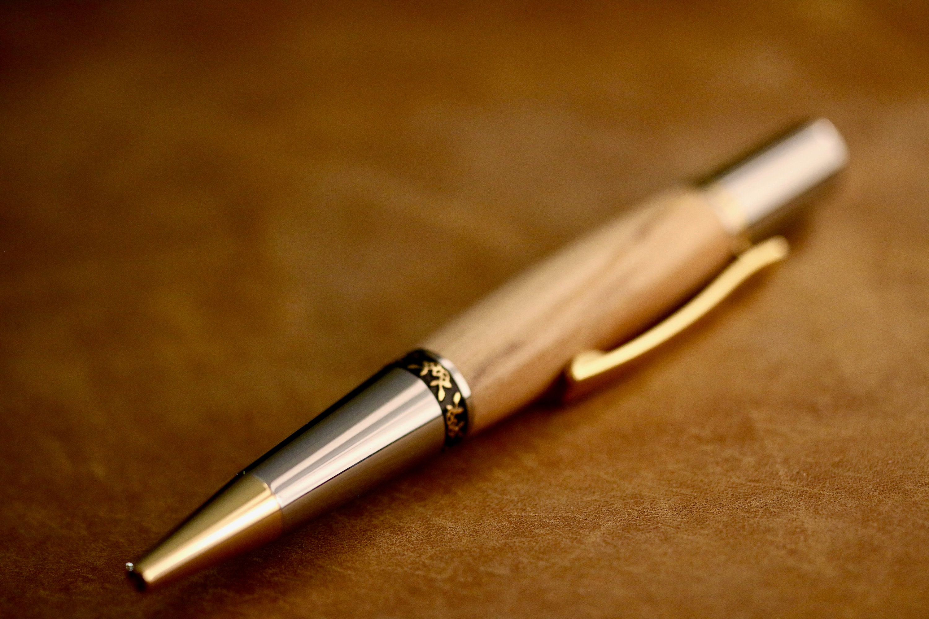  Nine-Year Anniversary Willow Wood Pen : Handmade Products