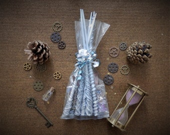 Magic Wand Gift Pack - 9 inch - Sci Fi Fantasy inspired - Decorate Your Own Craft Kit - Witch Wizard Cosplay - Party Favour or Fancy dress