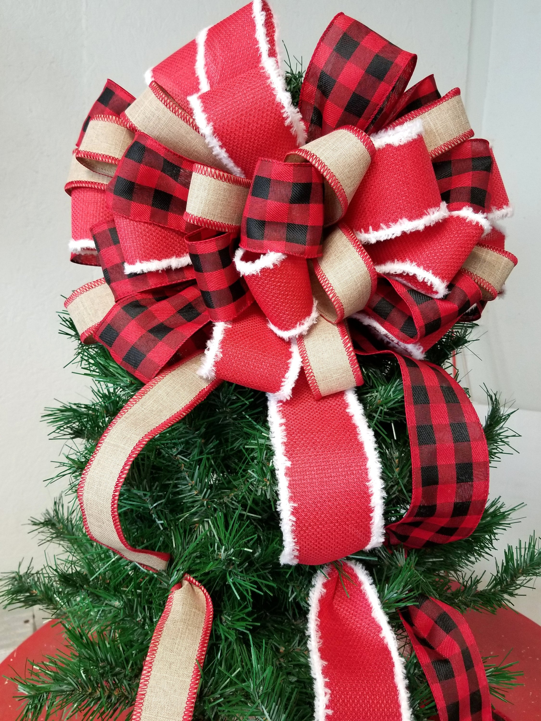 buffalo check burlap