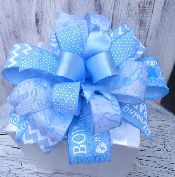 Celebration Door Bow Its A Boy Blue Celebration Door Bow Its A Boy Blue