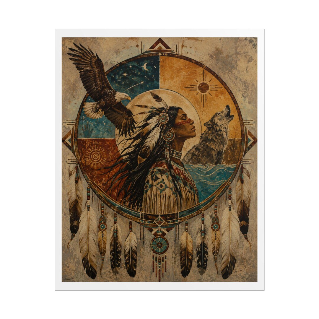 Real Native Poster Rolled Posters American Native Arts. - Etsy