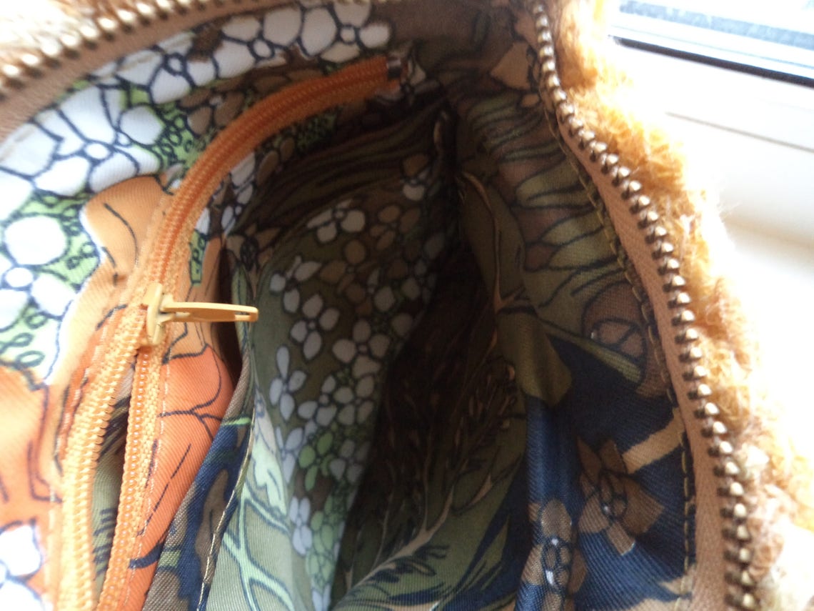 Yellow Bag for Cosmetics Makeup Bag Delicate Cosmetic Bag Etsy