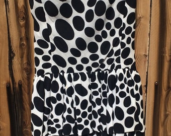 Cute, Sassy, Polka-dot, Drop Waist Dress
