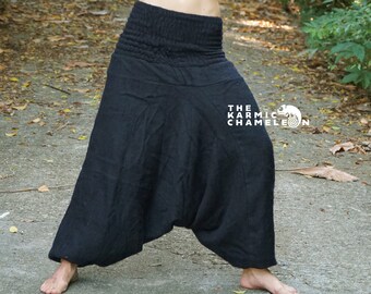 drop crotch pants baggy pants 0071 Aladdin Goa clothing Harem pants Maharaja trousers hippie trousers Aladdin trousers