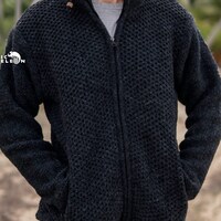 Pop Checked Wool Shirt Jacket Black/Charcoal main image 0