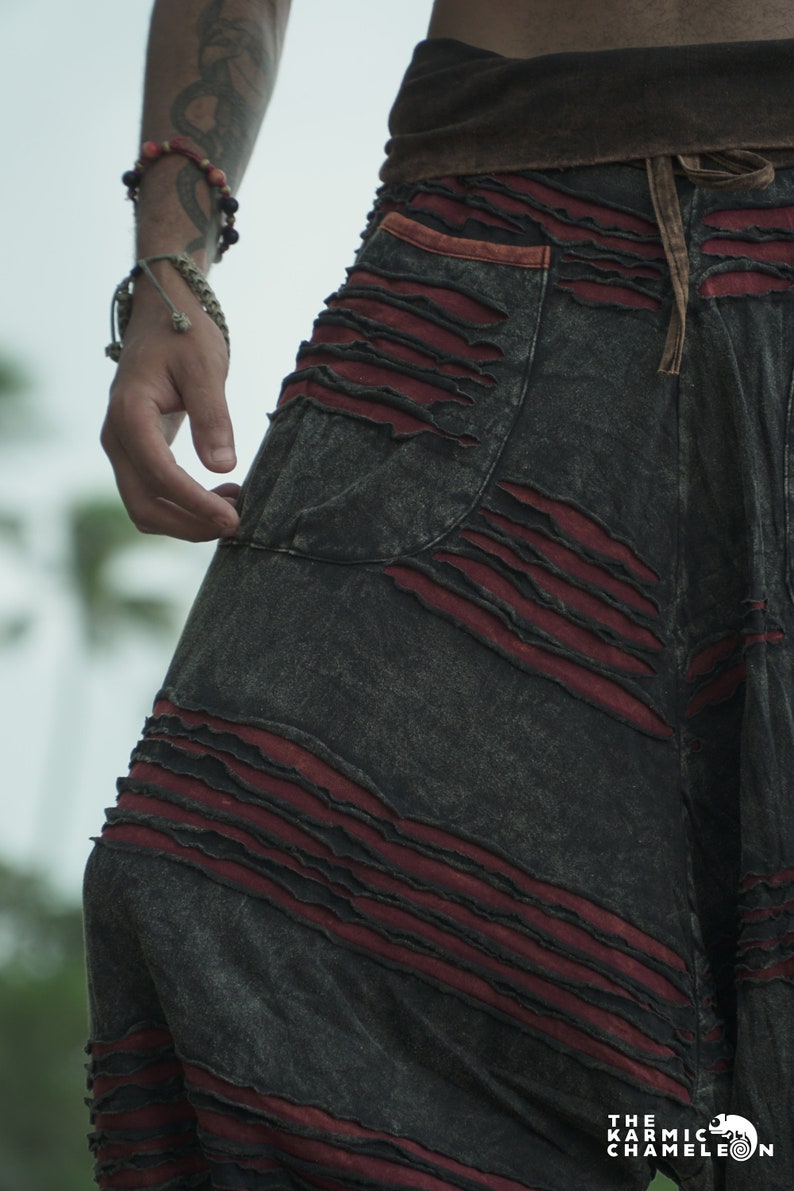 Harem Pants Men Stonewashed Yoga Pants Hippie Hippy Razorcut Etsy