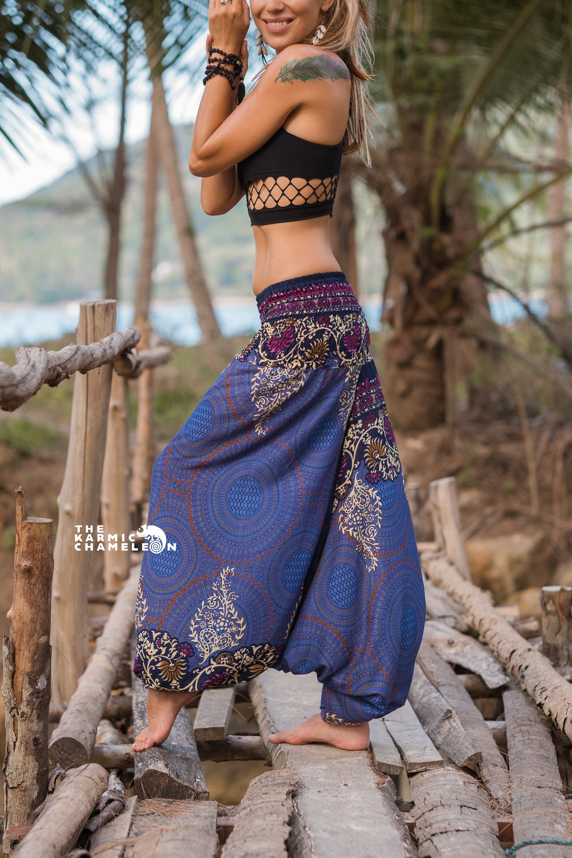 Light blue harem pants 2025