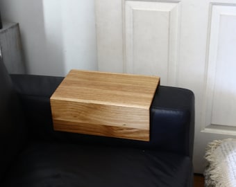Sofa/Couture arm table solid hardwood