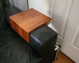 Sofa/Couch arm table solid hardwood