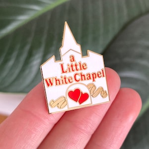 Little White Chapel Las Vegas Wedding Vintage Elopement Pin