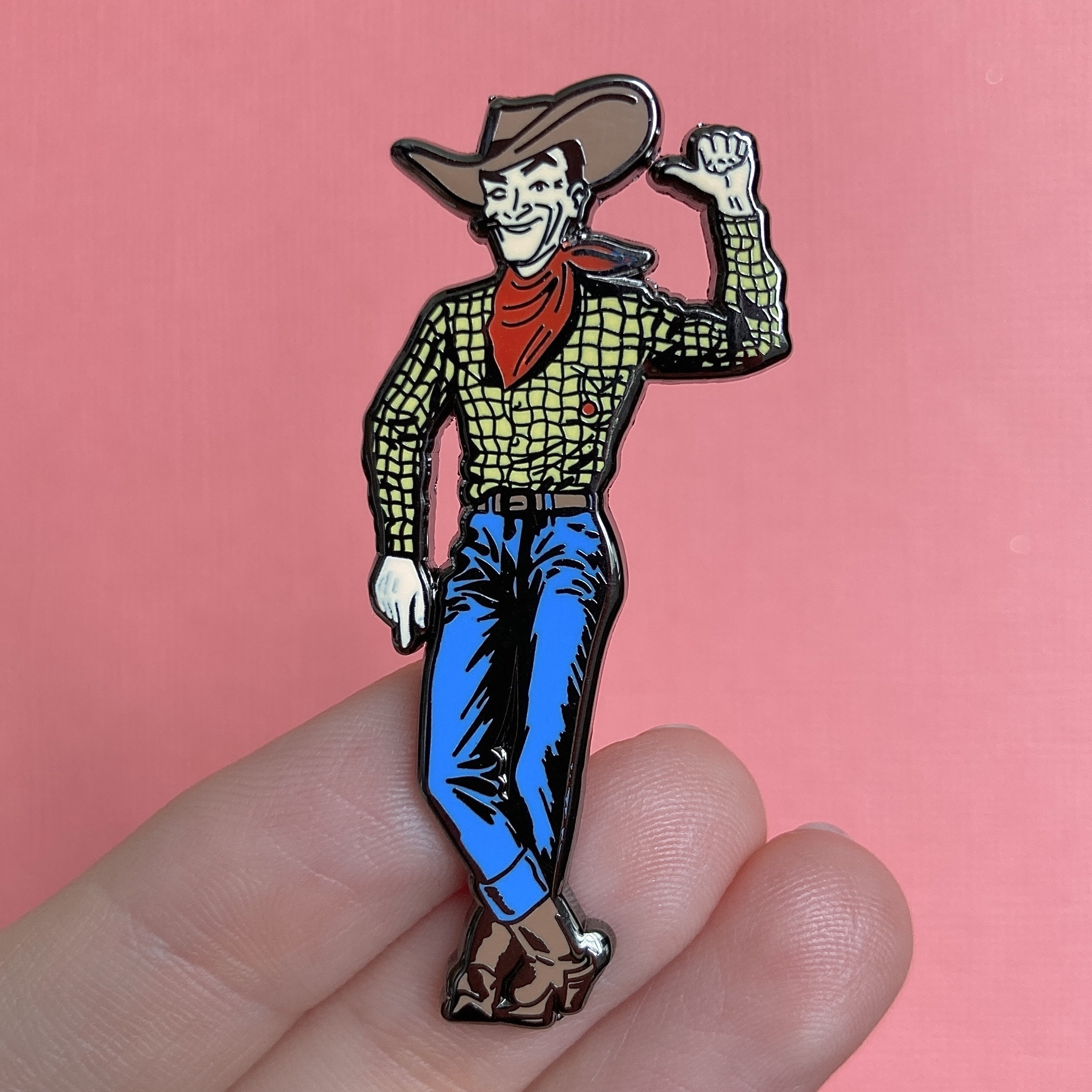 ピンバッジ ラスベガス カウボーイ Vegas Vic Cowboy Pin - Etsy