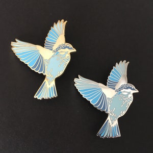 Bluebird Enamel Pin