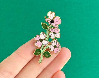 Dogwood Enamel Pin