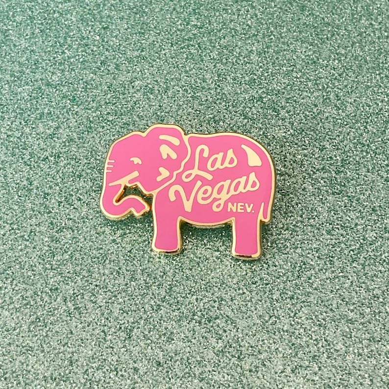 Pink Elephant Las Vegas Etsy