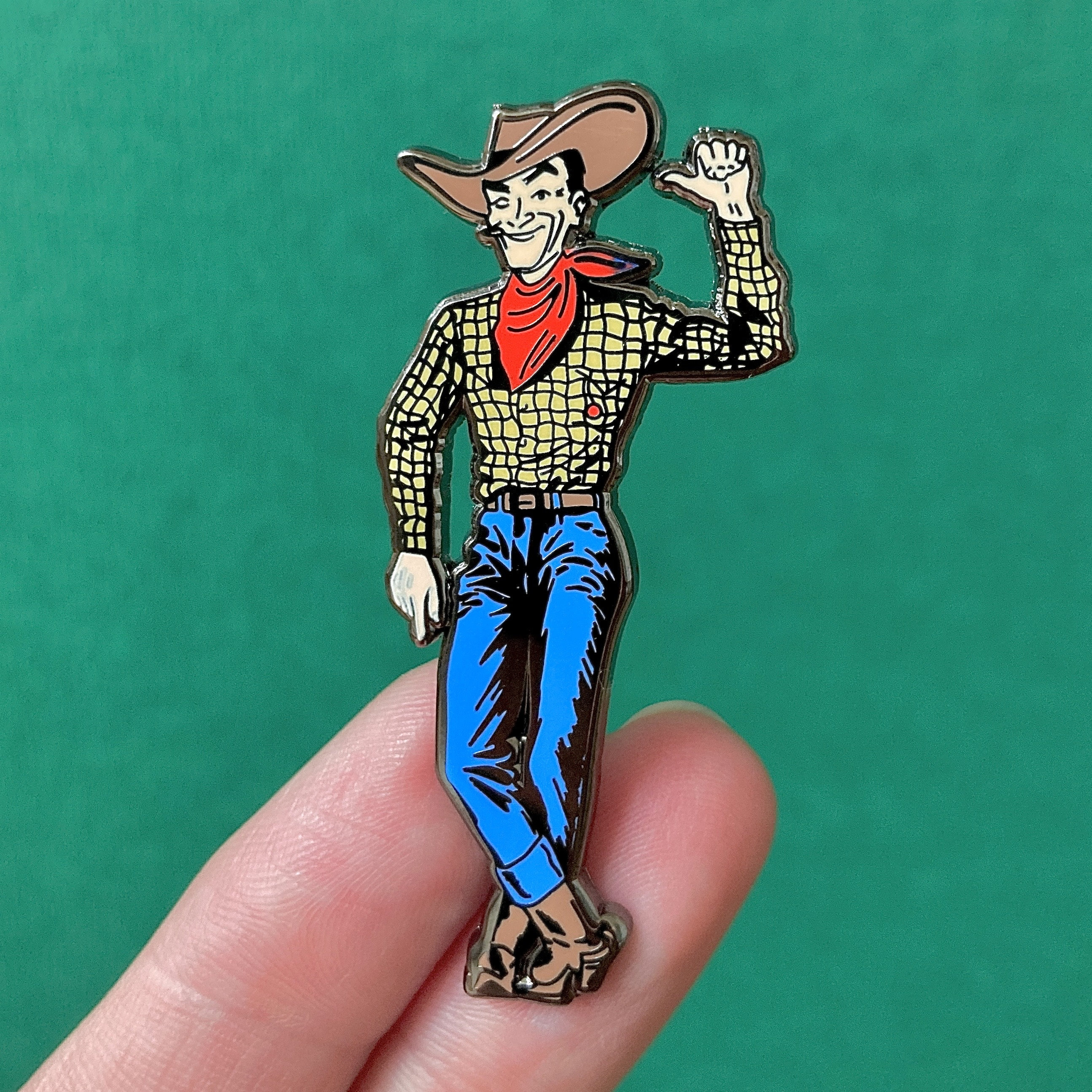 ピンバッジ ラスベガス カウボーイ Vegas Vic Cowboy Pin - Etsy