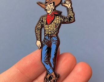 Vegas Vic Cowboy Pin - Etsy