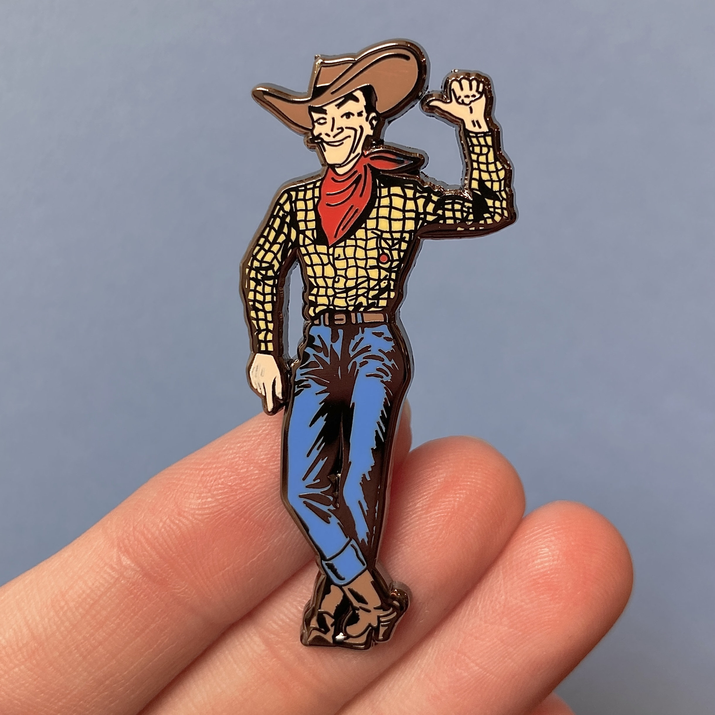 ピンバッジ ラスベガス カウボーイ Vegas Vic Cowboy Pin - Etsy