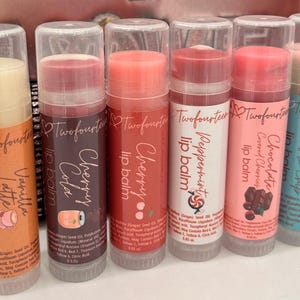 Handmade Jumbo Flavored Lip Balm, Tinted and Scented Lip Balm, Giant Lip Balm, Lip Gloss, Extra Moisturizing Big Lip Balm, Gifts for Her
