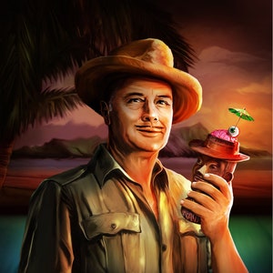 STRANGER DRINKS | Donn Beach Himself | Tiki Art Print