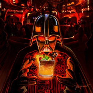A Mai Tai Most Icely - Vader Cocktail Art