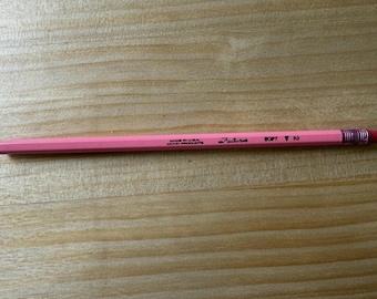 CW Pencil Enterprise Pink Futura Pencil by J.R. Moon Pencil Co. - Made in USA - Single Pencil