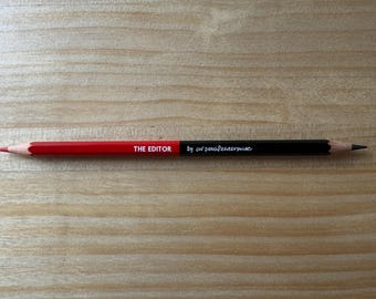 CW Pencil Enterprise Editor Pencil by Caran d’Ache - Red and Graphite