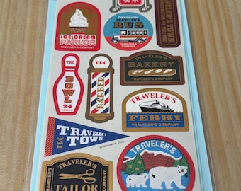Traveler's Company Customizable Sticker Set 2024 Diary