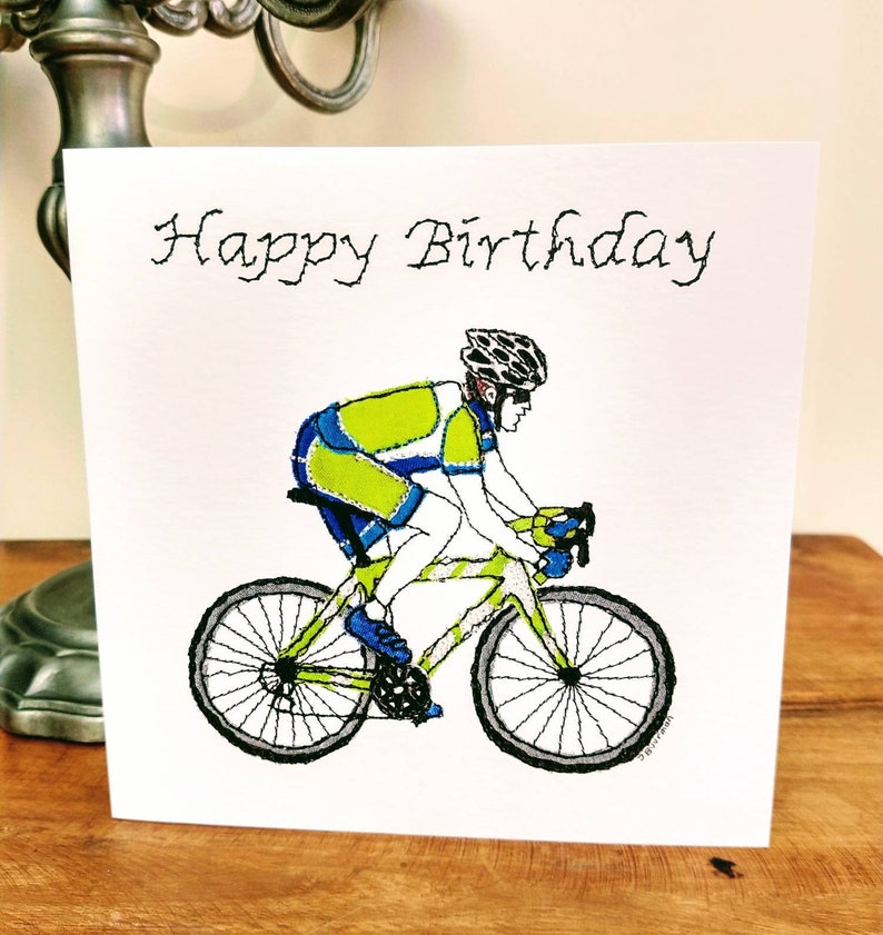 Carte Danniversaire De Cyclisme Carte Joyeux Anniversaire Etsy Carte Danniversaire De Cyclisme Carte Joyeux Anniversaire Etsy