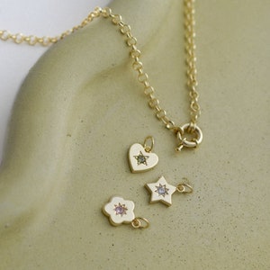 Retro Multi-Charm Chunky Chain Necklace