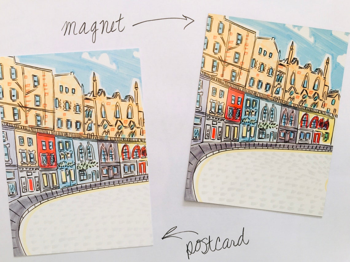 Postcard Set of 6 with Etsy